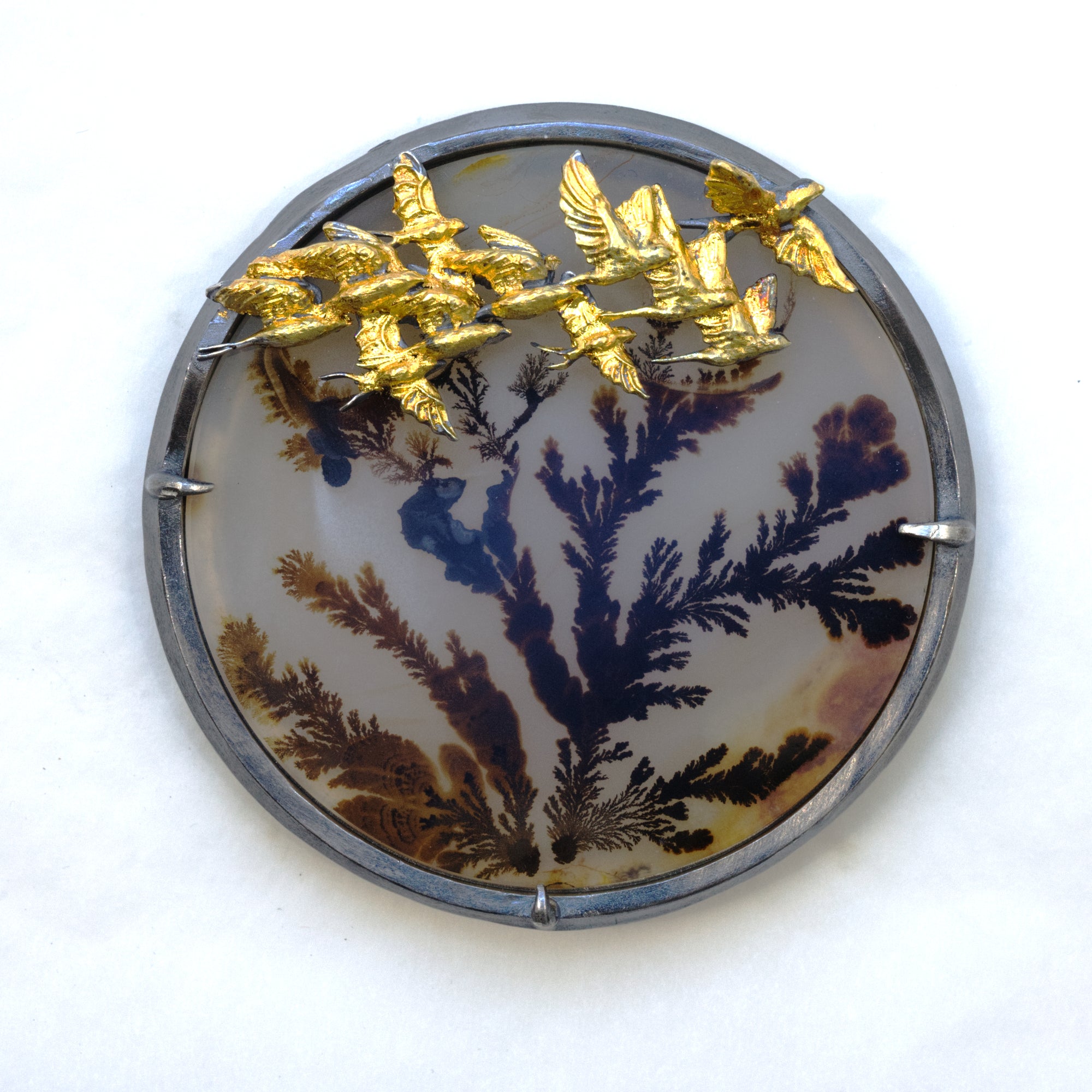 Hanging Bush Brooch Pendant